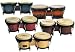 Musical Instruments : Schalloch Wood Bongo Set, Natural