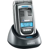 Uniden ELX500 5.8 GHz Accessory Flip-Phone Handset with Color LCD and Bluetooth Capability (Titanium)