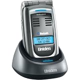 Uniden ELX500 5.8 GHz Accessory Flip-Phone Handset with Color LCD and Bluetooth Capability (Titanium)