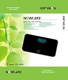 NewlineNY Sense On Mini Bathroom Teen Scale, Cool Black
