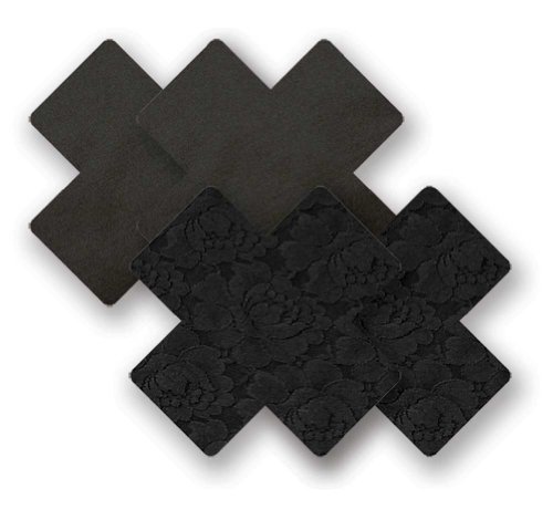 Nippies Cross Waterproof Self Adhesive Fabric Nipple Cover Pasties