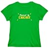 Buy Cricket Tshirts - POWERED BY Cricket Sports Womens T-Shirt (Green, Sizes X-Small - XXX-Large)