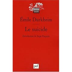 Le suicide : Etude de sociologie