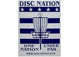 Disc Nation One Nation Under Par 4 Sticker