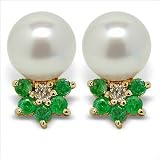 Sunrise Japanese Akoya Cultured Pearl Earring