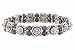 MAGNETIC THERAPY Haematite Slim Bracelet-Evening Rose