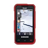 Samsung Eternity A867 Rubberized Proguard Case (Red)