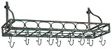 Old Dutch International Verdigris Bookshelf and Pot Rack