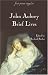 Books : Brief Lives (First Person Singular)