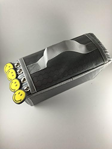 Lomix 72 Pcs Inserting Pencil Bag Multifunctional Pencil Art Supplies Bag, Secret Garden Painting Pen Bag (Grey)