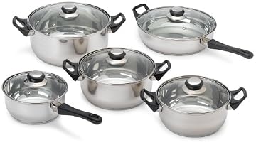KittAmor Roma Stainless Cookware Set, 10-Piece KittAmor Roma Stainless Cookware Set, 10-Piece