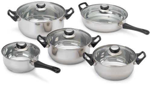 KittAmor Roma Stainless Cookware Set - 10-Piece product image