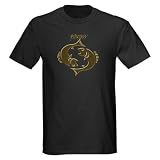 Pisces II Art Dark T-Shirt by CafePress