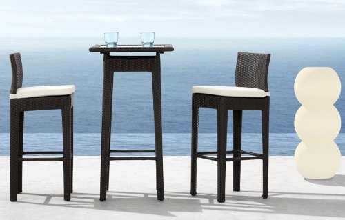 Railay 3-Pc Pub Set Zuo Modern
