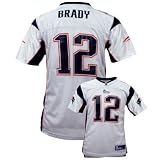 Tom Brady New England Patriots White NFL Replica Jersey