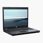 HP Compaq Business Notebook 6715b - Turion 64 X2 TL-58 / 1.9 GHz - RAM 1 GB - HDD 120 GB - CD-RW / DVD - Radeon X1250 - Gigabit Ethernet - WLAN : 802.11a/b/g - TPM - fingerprint reader - Vista Business - 15.4