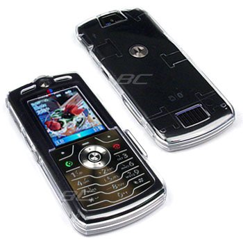 Motorola SLVR L7/L7e / L7i / L71 Protective Hard Case Cover Skin - Transparent Clear
