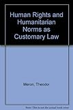 Human rights and humanitarian norms as customary law