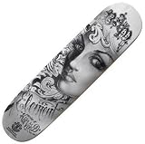 Sporting Goods : Element Kat Von D Look - Bam Margera Skateboard Deck - 8.0 in. x 31.75 in.