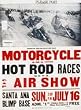 1950 Santa Ana Hot Rod Racing Poster Print
