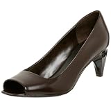 Nine West Womens Mazzo Peep Toe Pump,Brown,8 M