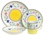 Caleca Giardino 16-Piece Dinnerware Set, Service for 4