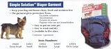Diaper Pant for Female Dog XSmall 2-8 lb
