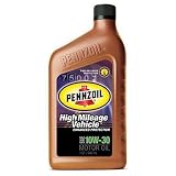 Buy Pennzoil High Mileage Vehicle 10W30 Motor Oil - 1 Quart, Pack of 6 by Pennzoil