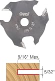 Freud 56-109 5/32-Inch 3-Wing Slot Cutter for 5/16 Router Arbor