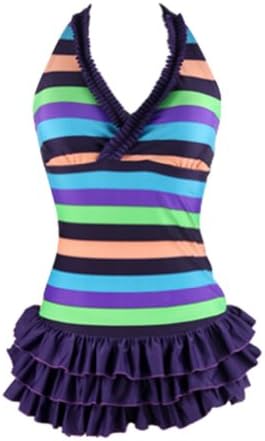 GZYY Women's One Pieces Slimming Fashion Skirted Swimsuit Bathing Swimwear Sundress