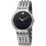 Movado Esperanza Stainless & Ceramic Mens Watch 0606071