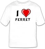 I Love ferret T-shirt