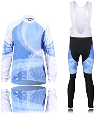 OUO Blue Light Women's Free Your Riding Cycling Long Bib Jersey and Pant Top Quality