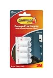 Command 17017 Cord Clips, 4 Clips 5 Strips