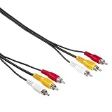 Hama Sound- & Grafikkartenkabel je 3 Cinch-Stecker  ...