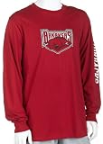 Arkansas Razorbacks 100% Cotton Long Sleeve T-Shirt (Cardinal)