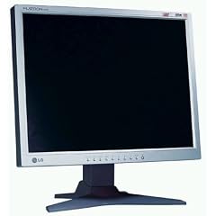 LG Flatron L2010B 20-Zoll TFT-Monitor silber/dunkelgrau (DVI)