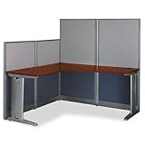 Review Bush Furniture WC36494-03K / Bush Furniture Office, An Hour L Workstation, Hansen Cherry Melamine