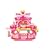 My Little Pony - Ponyville - Pinkie Pie's Rollerskate Party Cake