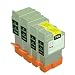 Sophia Global Compatible Ink Cartridge Replacement for Canon BCI-21 (2 Black, 2 Color)