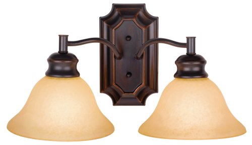 Hardware House 544817 Seville 17-1/2-Inch by 8-1/2-Inch Bath/Wall Lighting Fixture Classic Bronze