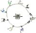 Silver Jewelry Set Pair of Anklet Bracelet and Toe Ring Indian Foot Jewelry 60 gms. 10 " (anklt556)