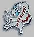 Netherlands Country Outline Refrigerator Magnet, Approximate Size 2 inch x 3 inch