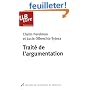 Trait� de l'argumentation : La nouvelle rh�torique