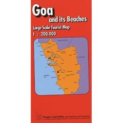 Goa and Its Beaches: Tourist Map (Red Cover)