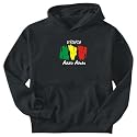 SWEATSHIRT BLACK " ADDIS ABABA BRUSH " ETHIOPIA