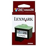 Compatible Lexmark 26 Ink Cartridge. COMPATIBLE Lexmark 26 Ink Cartridge (Lexmark 10N0026). Standard-Yield Color Inkjet Cartridge for Lexmark Jetprinters. Lexmark Compatible COM-10N0026 Fits printer models: Z13/Z23/Z23e/Z24/Z25/Z25l/Z25le/Z33/Z34/Z35/ Z35le/Z35t/Z515/Z517/Z600/Z601/Z602/Z603/Z605/Z615, X74/X75/X1100/X1110/X1130/X1140/X1150/X1185, i3, IJ650