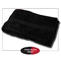 Saunahandtuch Saunalaken Saunat�cher Frottee "Bari" Gr�sse 80x200 cm, Farbe schwarz