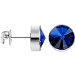 11mm Bezel September Birthstone Stud Earrings