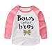 Orangeskycn Cute Baby Kids Boys Girls Long Sleeve Letter Print T-Shirt Top Outfits